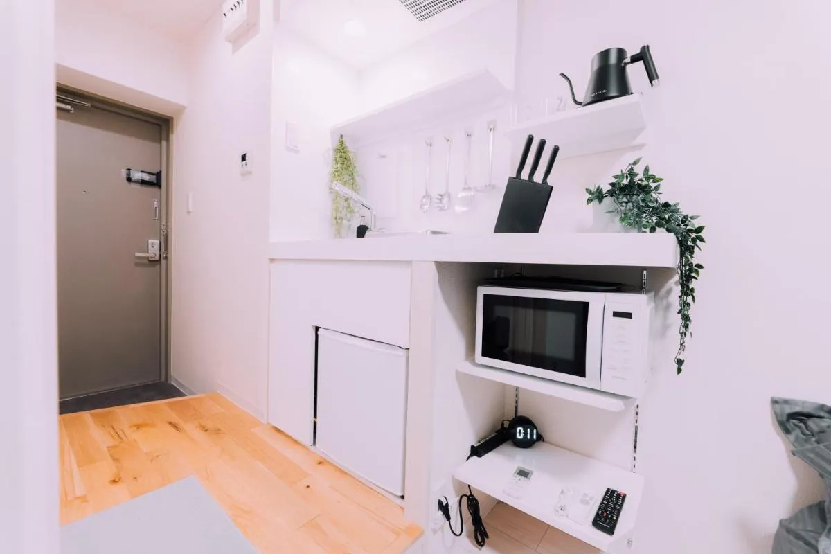 Image 1 of Minimalist Loft Namba Compact Studio with a 24-hour Gym MA403