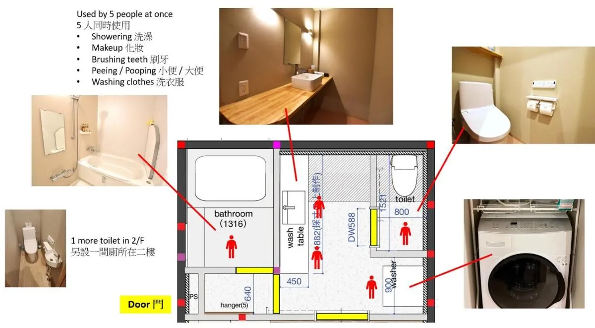 Image 1 of Tamatsukan 玉津館, Kansai Airport 關西空港 57 mins, Namba 6 mins, Nihonbashi 4 mins, Universal Studio 37 mins, Nara 30 mins, Walk JR Tsuruhashi 7 mins, Early Check In